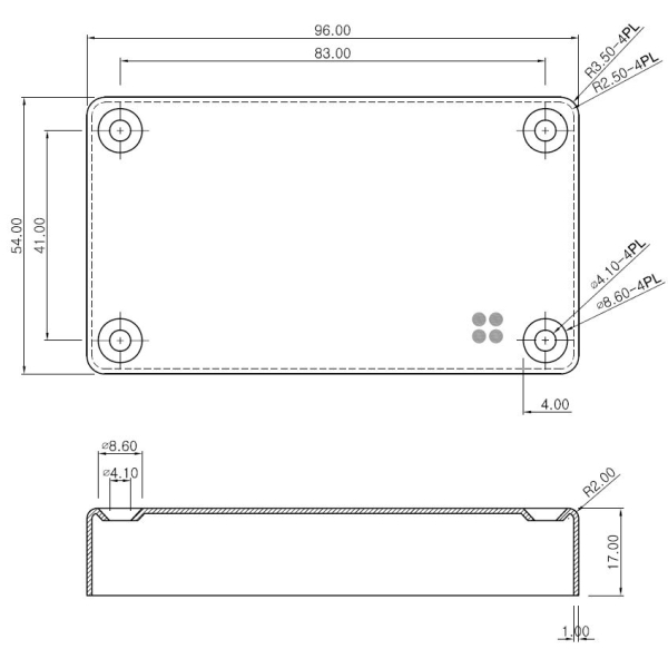 Preview: Sandberg Forty Eight Pickup 4 Neck, Nickel